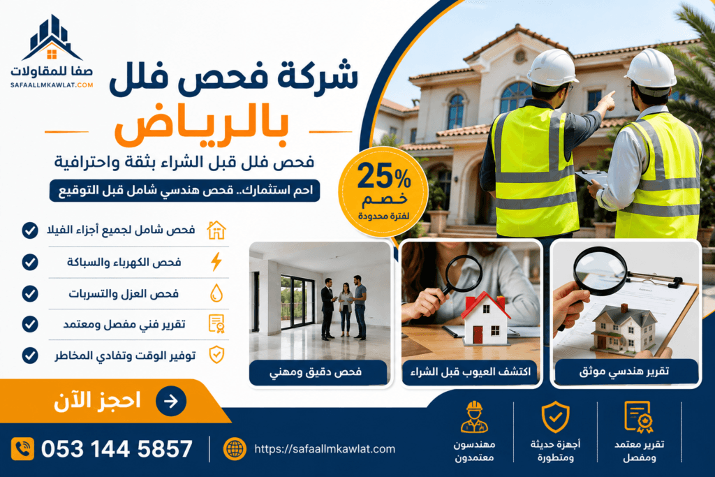 فحص المباني قبل الشراء
